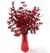 18-inch Artificial Red Berry Spray - Versatile & Lifelike Decor for Home & Holidays